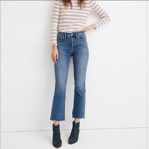 Madewell Cali Demi-Boot Jeans in Fleetwood Wash
